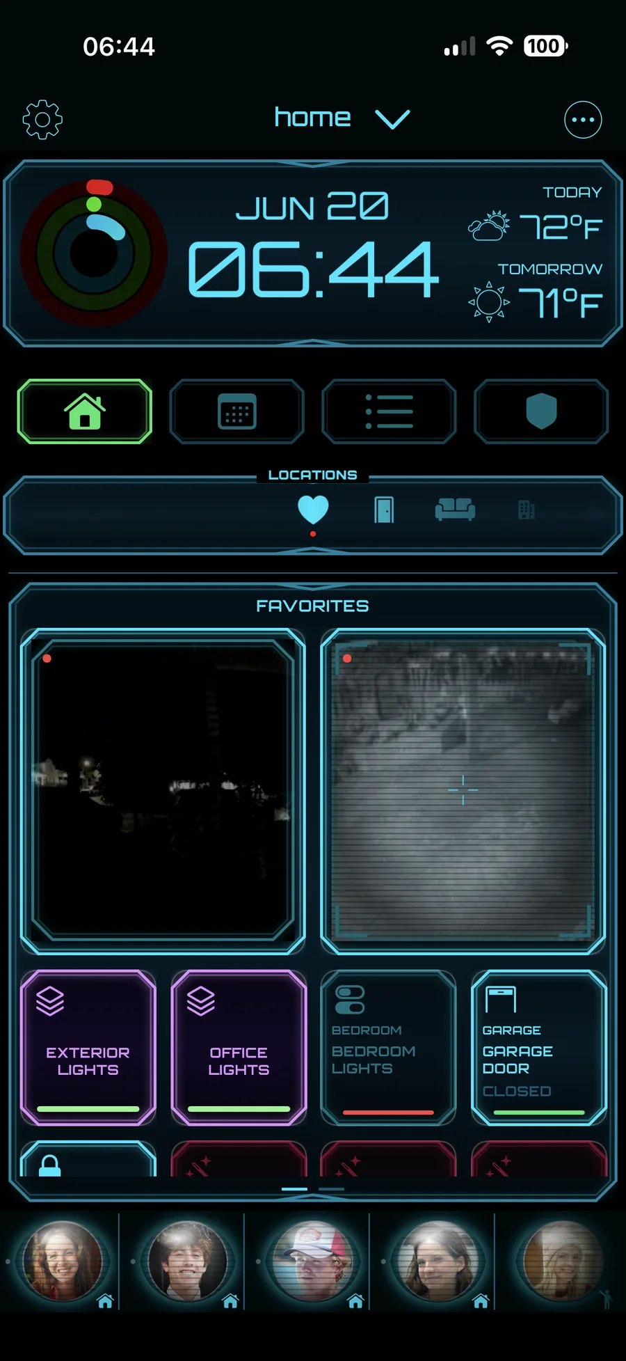PowerHouz home dashboard