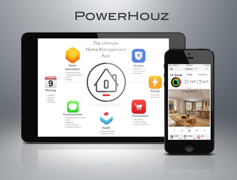 PowerHouz, the leading HomeKit Home Automation App just integrated Calendar and Reminders functionalities to become the ultimate Home Management App.